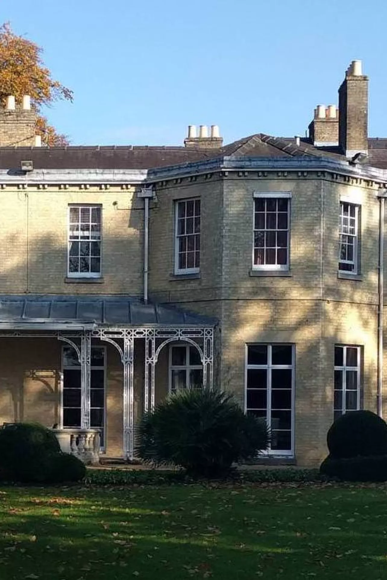 The Grove is a regency era house in the centre of the main site of Fitzwilliam College.