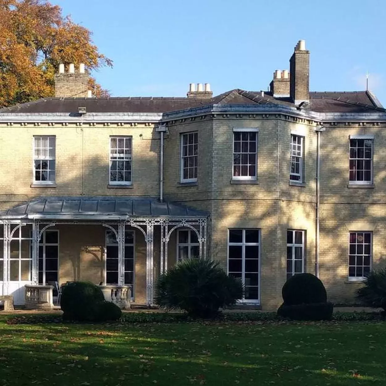 The Grove is a regency era house in the centre of the main site of Fitzwilliam College.